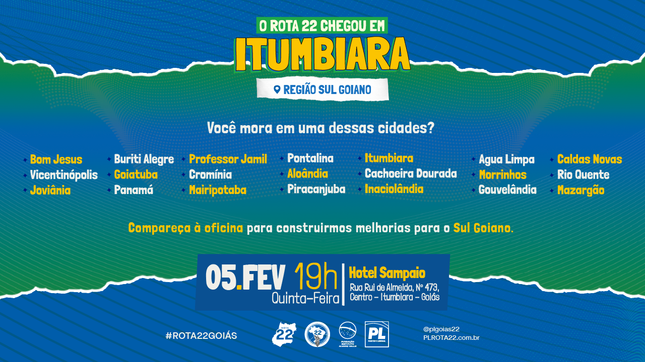 Oficina do Rota 22 Goiás chega a Itumbiara para evidenciar os mais de R$ 463 milhões em investimentos mapeados na região